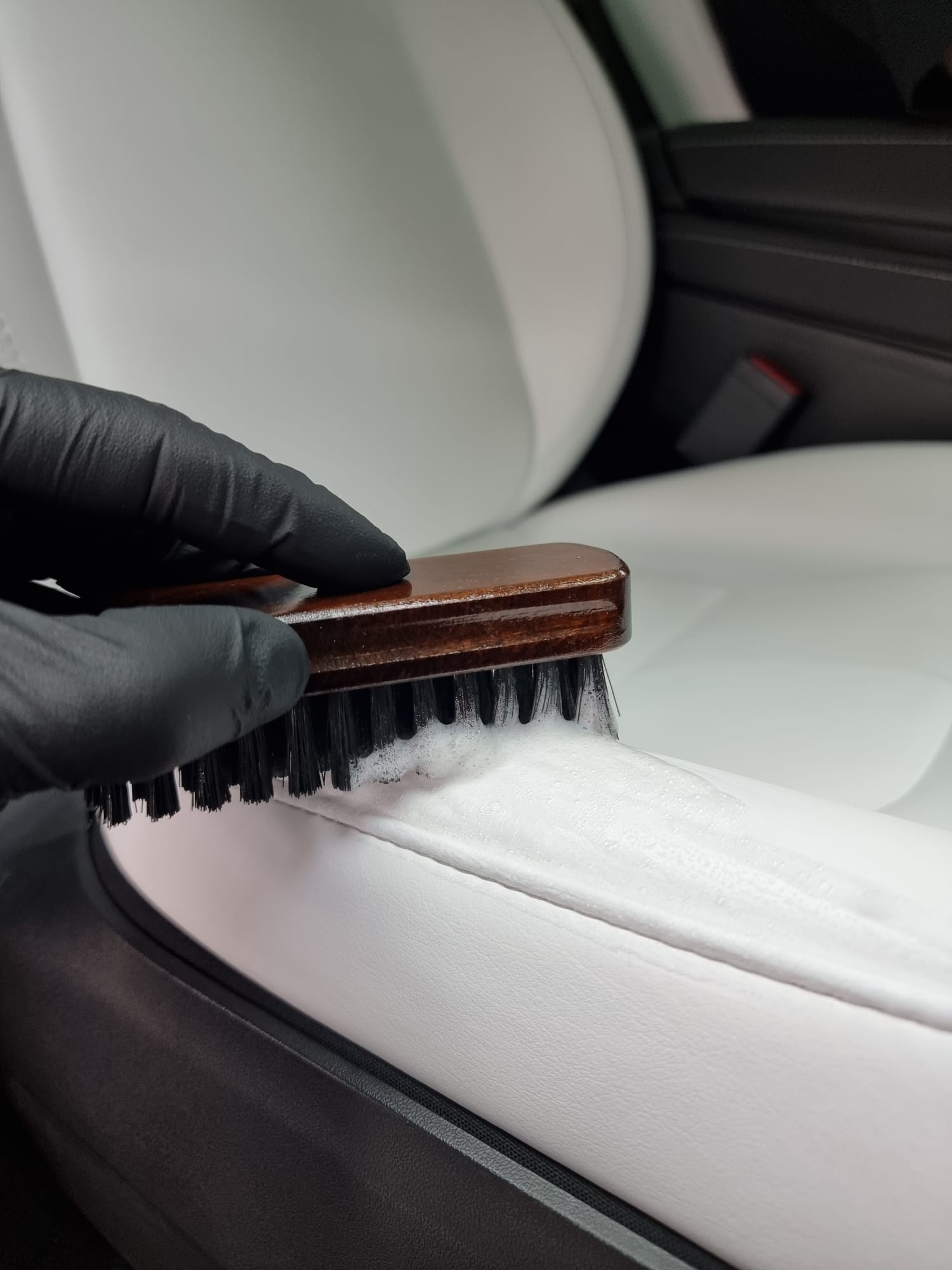 Th Leather Brush Car Seat Brush Scratch Free Nano Cleaning Brush